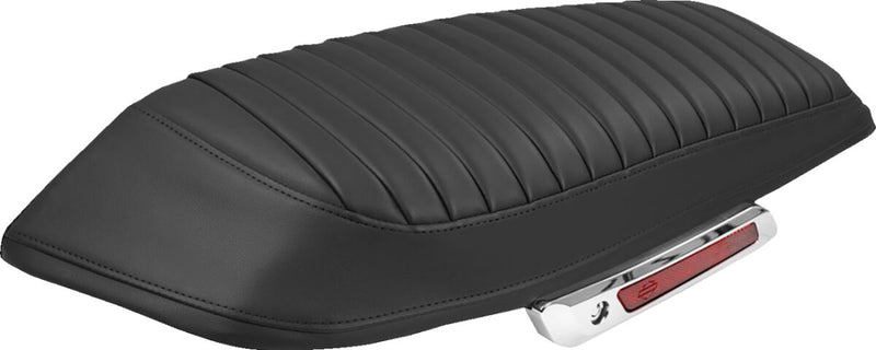Saddlemen Saddlebag Lid Covers Roadsofa™ Step-Up Black Tuck-n-Roll Saddlehyde™ Pair #L870-23-20300