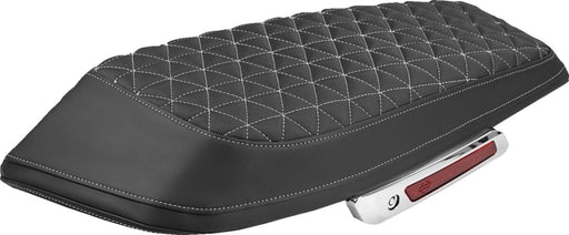 Saddlemen Saddlebag Lid Covers for 2023-2026 Harley-Davidson Roadsofa™ Step-Up Black White Tri-Gripper Panels Saddlehyde™ Pair #L870-23-21106