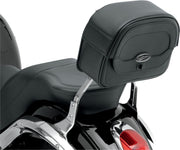 Saddlemen Large Cruis'n™ Sissy Bar Bag Black Rear Synthetic Leather #3503-0049