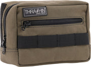 Thrashin Supply Co. Handlebar Bag Green Orange 1050D Nylon #THB-0007