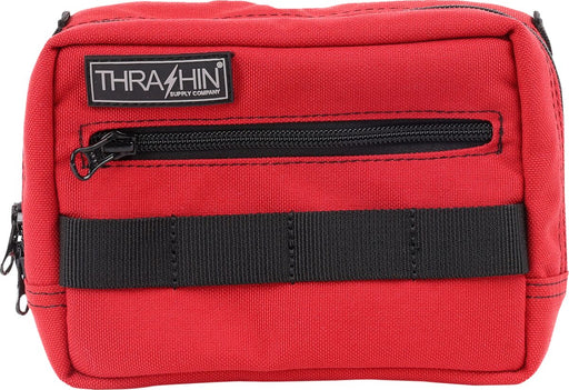 Thrashin Supply Co. Handlebar Bag Orange Red 1050D Nylon Each