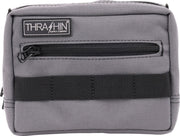 Thrashin Supply Co. Handlebar Bag Grey Orange 1050D Nylon #THB-0016