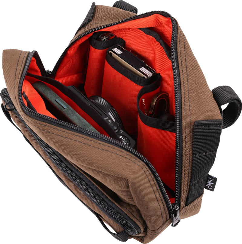 Handlebar Bag Plus Brown| Orange #THB-0009