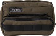 Thrashin Supply Co. Handlebar Bag Plus Green Orange 1050D Nylon Each