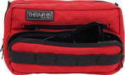 Thrashin Supply Co. Handlebar Bag Plus Orange Red 1050D Nylon Each