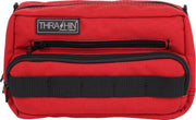 Thrashin Supply Co. Handlebar Bag Plus Orange Red 1050D Nylon #THB-0017