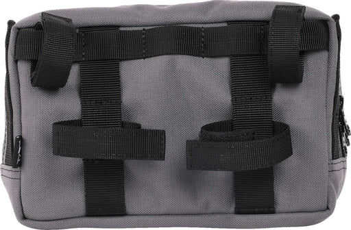 Thrashin Supply Co. Handlebar Bag Plus Grey Orange 1050D Nylon Each