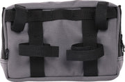 Thrashin Supply Co. Handlebar Bag Plus Grey Orange 1050D Nylon #THB-0018