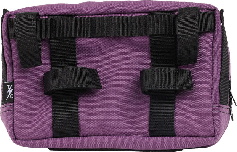 Thrashin Supply Co. Handlebar Bag Plus Orange Purple 1050D Nylon #THB-0027
