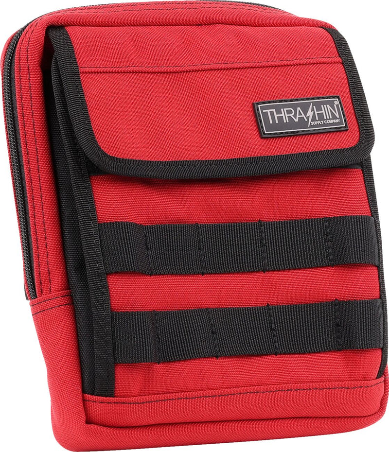 Thrashin Supply Co. Handlebar Bag Slim Red 1050D Nylon #THB-0034