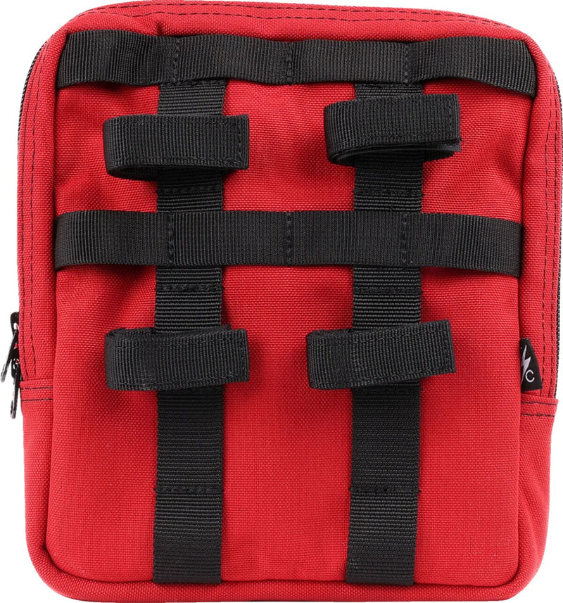 Thrashin Supply Co. Handlebar Bag Slim Red 1050D Nylon #THB-0034