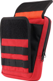 Thrashin Supply Co. Handlebar Bag Slim Red 1050D Nylon #THB-0034
