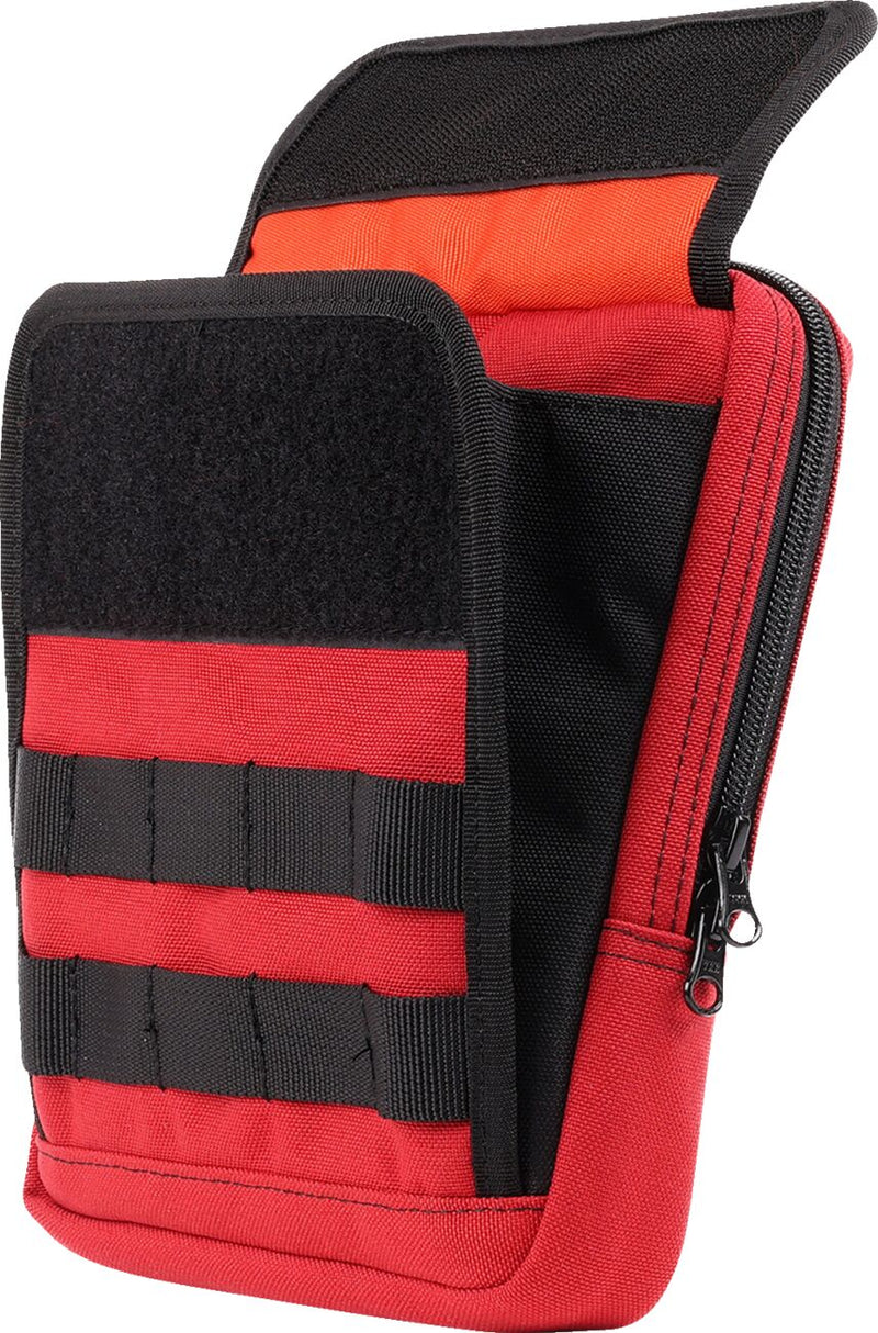Thrashin Supply Co. Handlebar Bag Slim Red 1050D Nylon #THB-0034