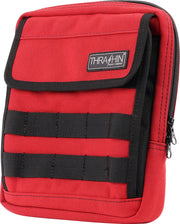 Thrashin Supply Co. Handlebar Bag Slim Red 1050D Nylon #THB-0034