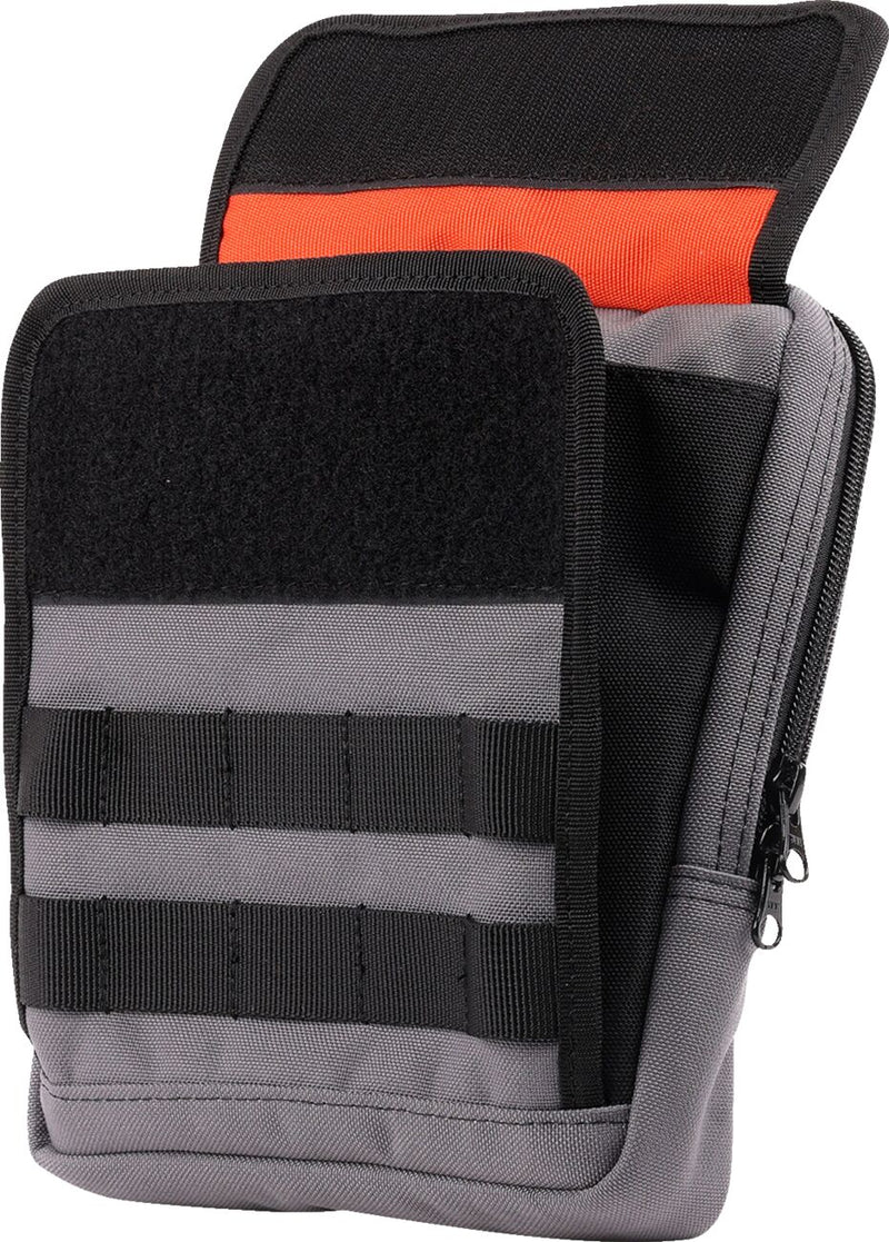 Thrashin Supply Co. Handlebar Bag Slim Grey 1050D Nylon #THB-0030