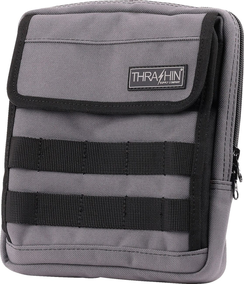 Thrashin Supply Co. Handlebar Bag Slim Grey 1050D Nylon #THB-0030