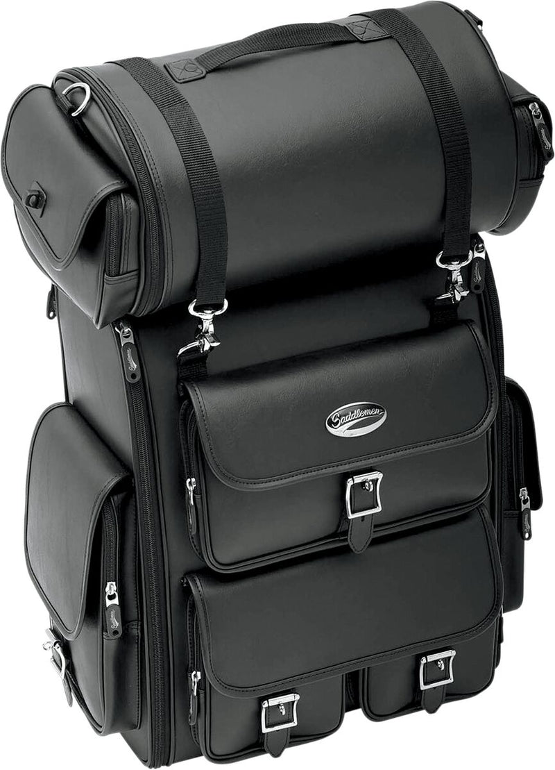 Saddlemen EX2200 Sissy Bar Bag with Roll Bag #3515-0096
