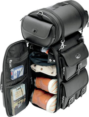 Saddlemen EX2200 Sissy Bar Bag with Roll Bag #3515-0096