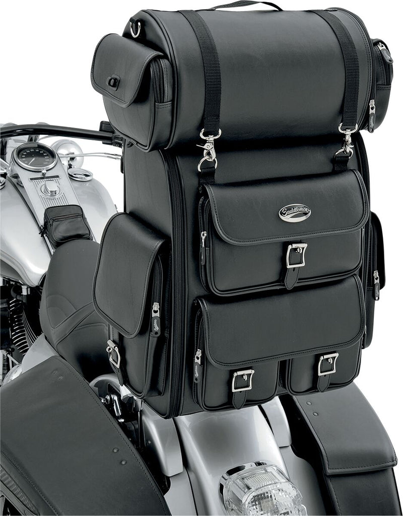 Saddlemen EX2200 Sissy Bar Bag with Roll Bag #3515-0096