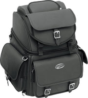 Saddlemen Plain B3400EX/S Combination Backrest, Seat and Sissy Bar Bag