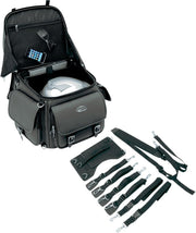 Saddlemen Plain B3400EX/S Combination Backrest, Seat and Sissy Bar Bag