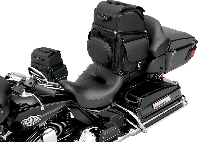 Saddlemen Plain B3400EX/S Combination Backrest, Seat and Sissy Bar Bag
