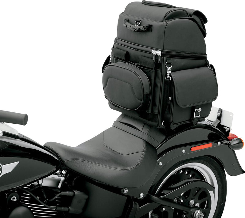 Saddlemen Plain B3400EX/S Combination Backrest, Seat and Sissy Bar Bag