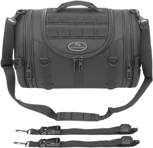Saddlemen Black R1300LXE Tactical Roll Bag