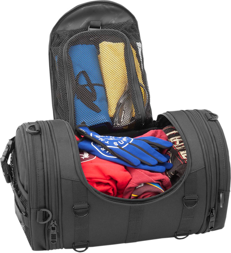 Saddlemen Black R1300LXE Tactical Roll Bag