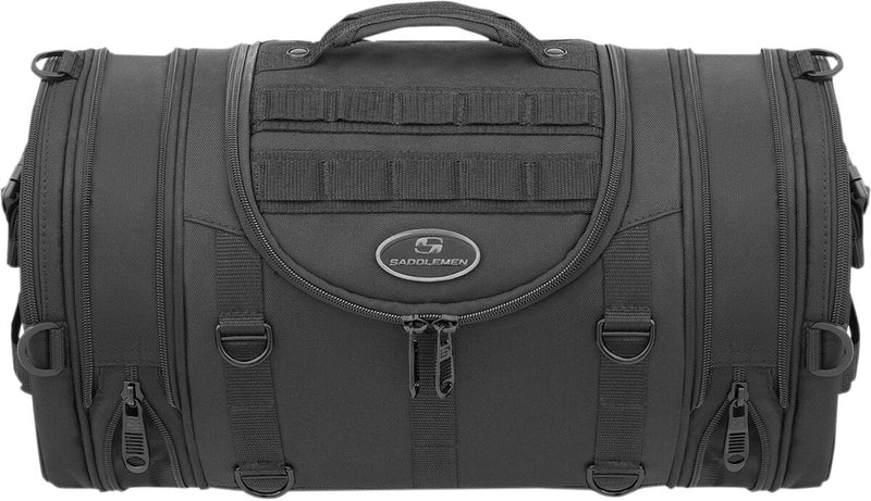 Saddlemen Black R1300LXE Tactical Roll Bag