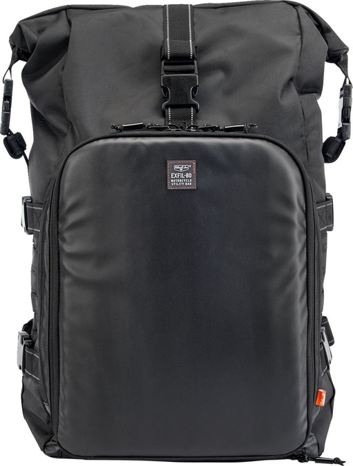 Biltwell EXFIL-80 Bag Sissy Bar Bag Black 1680D Polyester Nylon