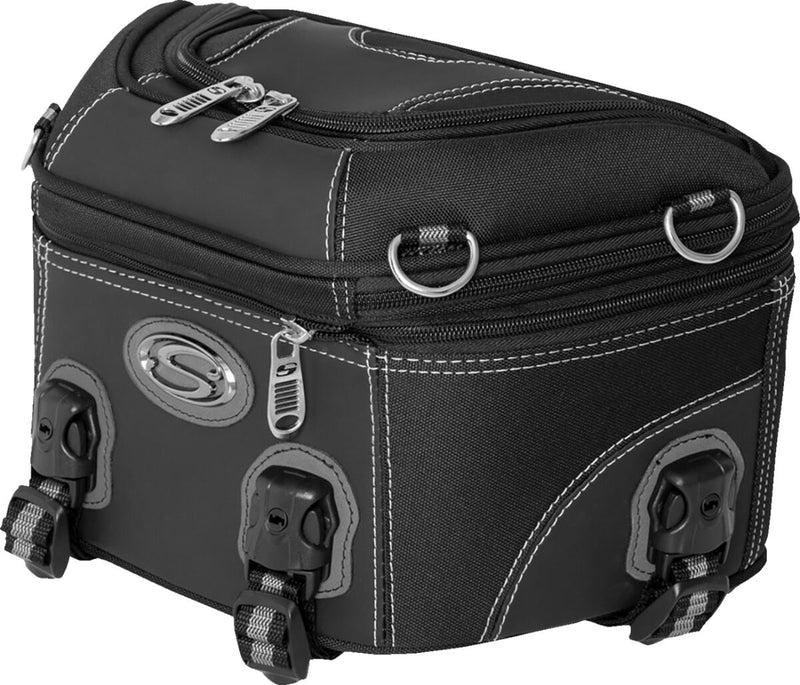 Saddlemen Rear Rack Luggage Bag Adventure Series Rack Bag Black Textile #EX000649