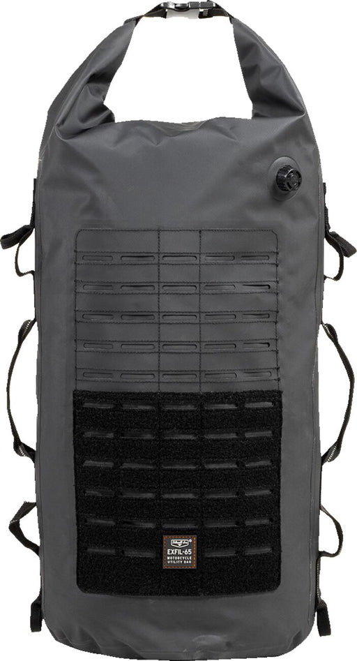Biltwell EXFIL-65 Dry Bag Tail Bag Black Nylon Polyester