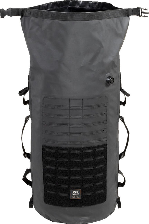 Biltwell EXFIL-65 Dry Bag Tail Bag Black Nylon Polyester Each