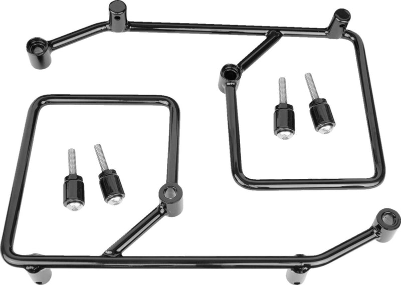 Burly Brand Voyager Saddlebag Mount Kit for 2021-2024 HONDA CMX 1100 Mounting Bracket Kit Black Powder-Coated Steel Pair