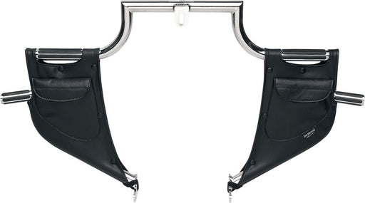 Drag Specialties Plain Lowers for Lindby Highway Bars for 1991-2009 Harley-Davidson Dyna Motorcycles