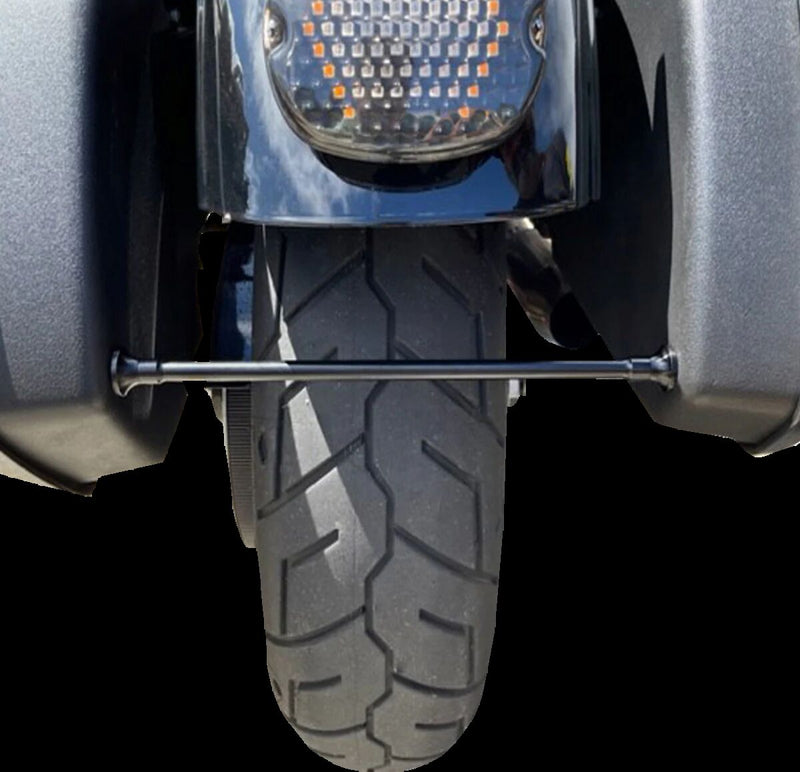 Kibblewhite Saddlebag Stabilizer for 2022-2024 Harley-Davidson Low Rider ST Anodised Black Rear 6061-T6 Aluminium Kit