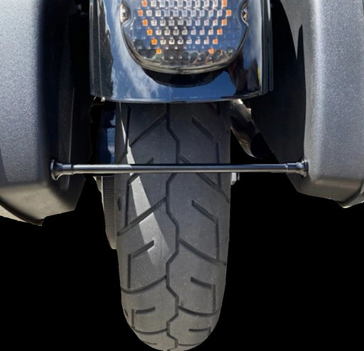 Kibblewhite Saddlebag Stabilizer for 2022-2024 Harley-Davidson Low Rider ST Anodised Black Rear 6061-T6 Aluminium Kit