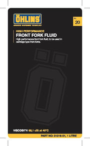 Ohlins Fork Oil #20 Oil/Fluid #01316-01
