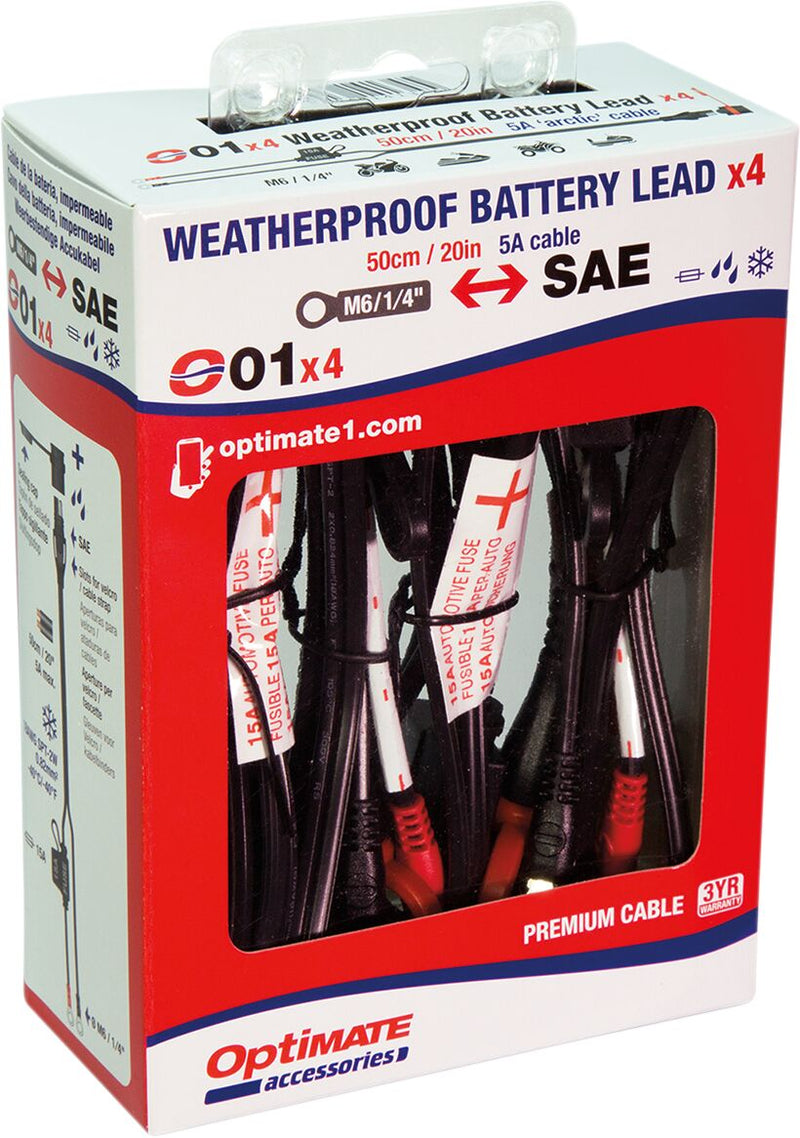 1/4" Eyelet Battery Connection Lead