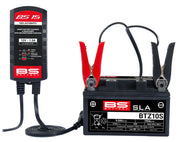BS Battery SMART Battery Charger & Maintainer with Reconditioning Function Black