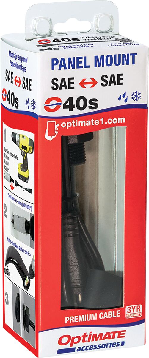 Weatherproof SAE Thin Panel Mount Socket O-40