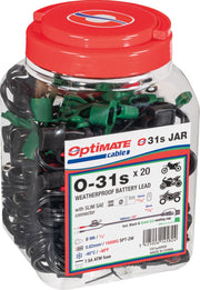 TecMate OptiMate Cable O-31S Charging Cable 20 Pack #O-31SJAR
