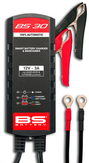 BS Battery BS30 Charger UK-Plug Black Kit