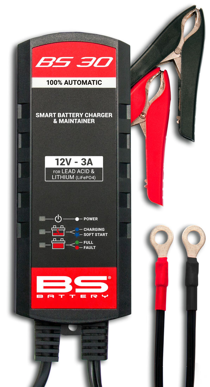 BS Battery BS30 Charger UK-Plug Black Kit