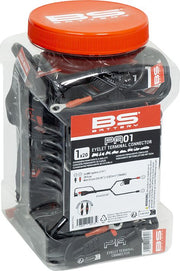 BS BATTERY PA-01 EYELET CONNECTOR 20pc Jar Black 20 Pack