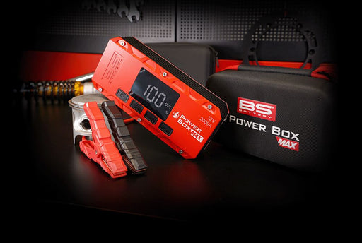 BS Battery Power Box Max Charger Station Red