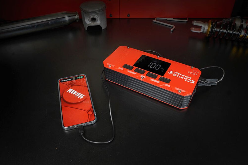 BS Battery Power Box Max Charger Station Red Each