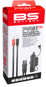 BS BATTERY PA-01 MAX EYELET CONNECTOR Terminal Lead Black Each