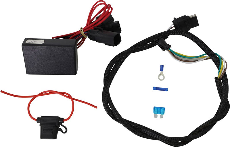 Khrome Werks Plug-And-Play Trailer Wiring Connector Kit w/4 Wire Harness and Isolator for 2010-2013 Harley-Davidson Road Glide Custom - FLTRX and 2010-2013 Harley-Davidson Street Glide - FLHX Motorcycles